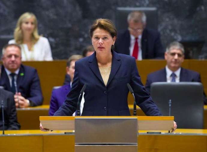 Alenka Bratušek speaks in Parliament