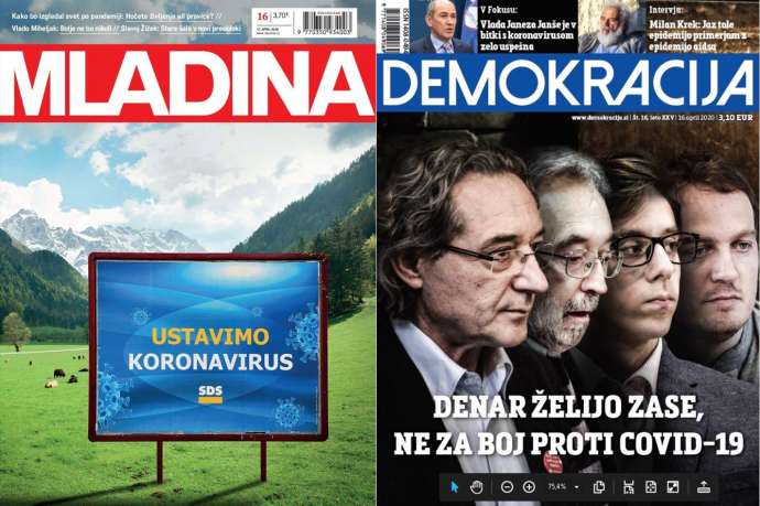 What Mladina &amp; Demokracija Are Saying This Week: SDS &amp; Communists vs Covid-19 &amp; Green Economy